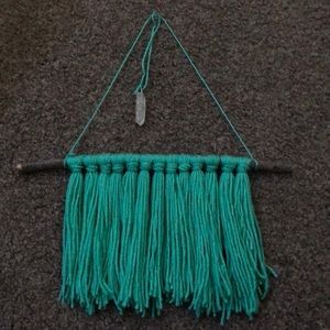 Turquoise wall hanging with Chrystal